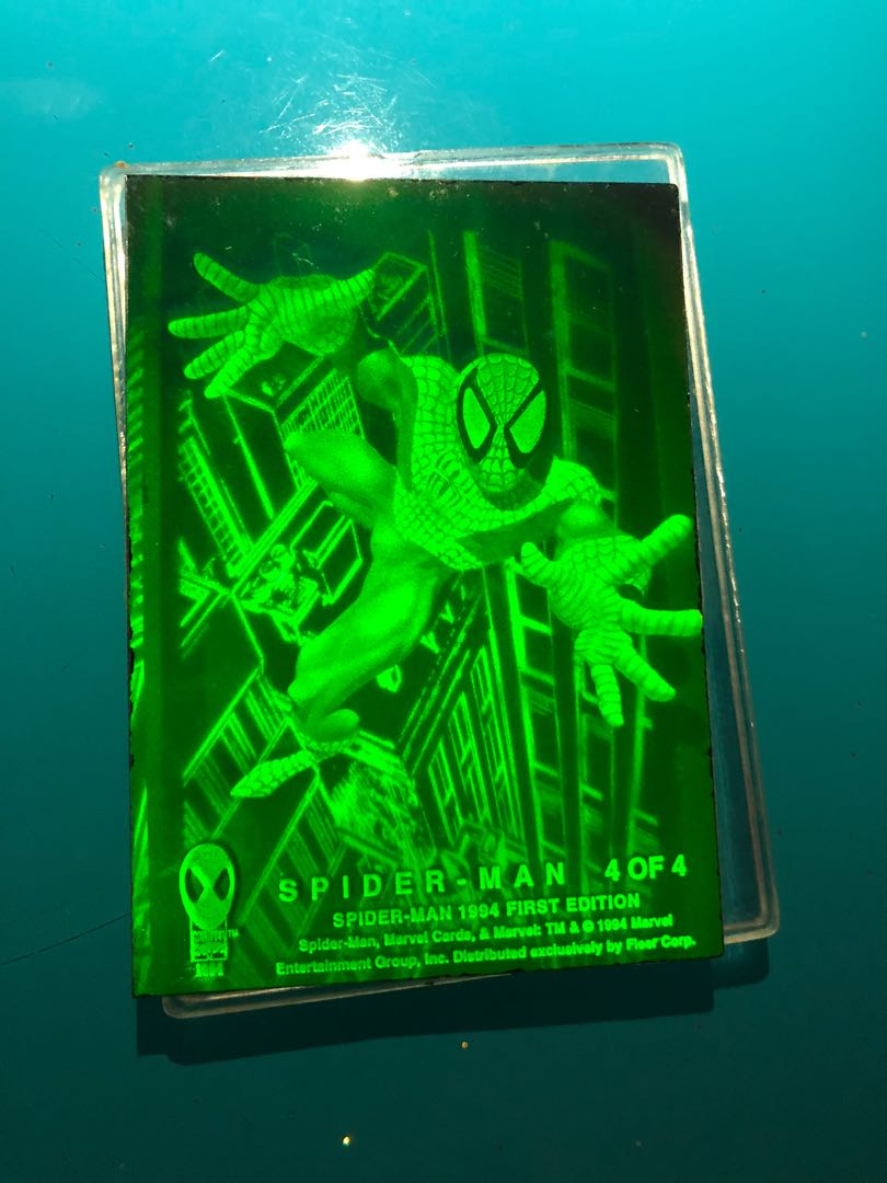 Spider-Man ( Hologram Card 全息圖), 興趣及遊戲, 玩具& 遊戲類- Carousell