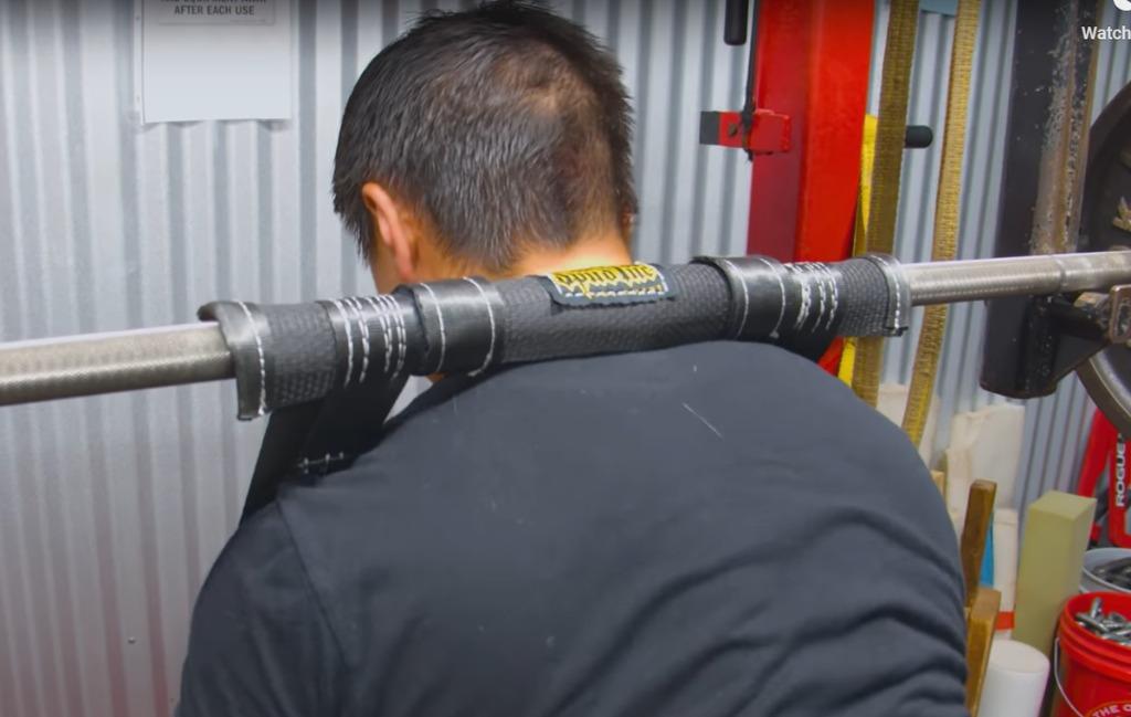 Spud Safety Squat Bar (SSB) Strap Black., Sports Equipment, Exercise