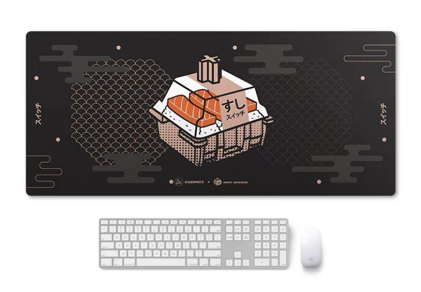 [UPDATED NEW DESIGNS] Switch Sushi Custom Deskmat/Desk Mat for Mechanical Keyboard, Computers