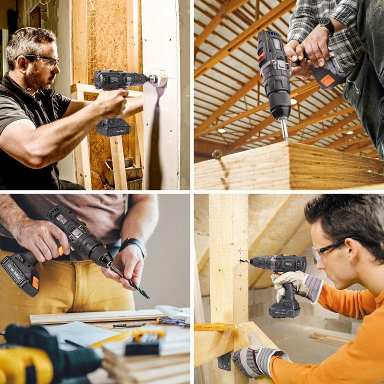Tacklife 20v cordless discount drill