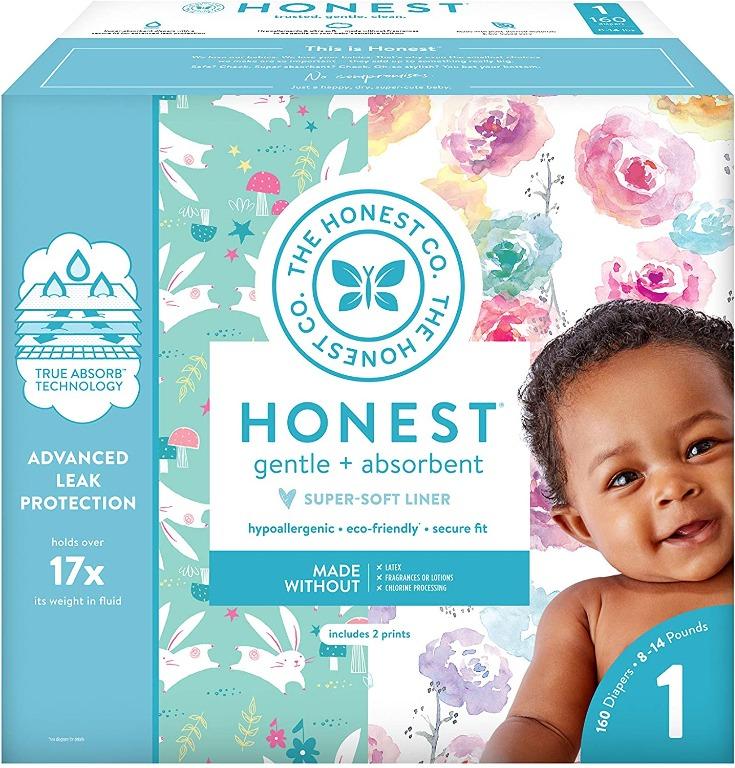 The Honest Company Super Club Box Diapers with TrueAbsorb