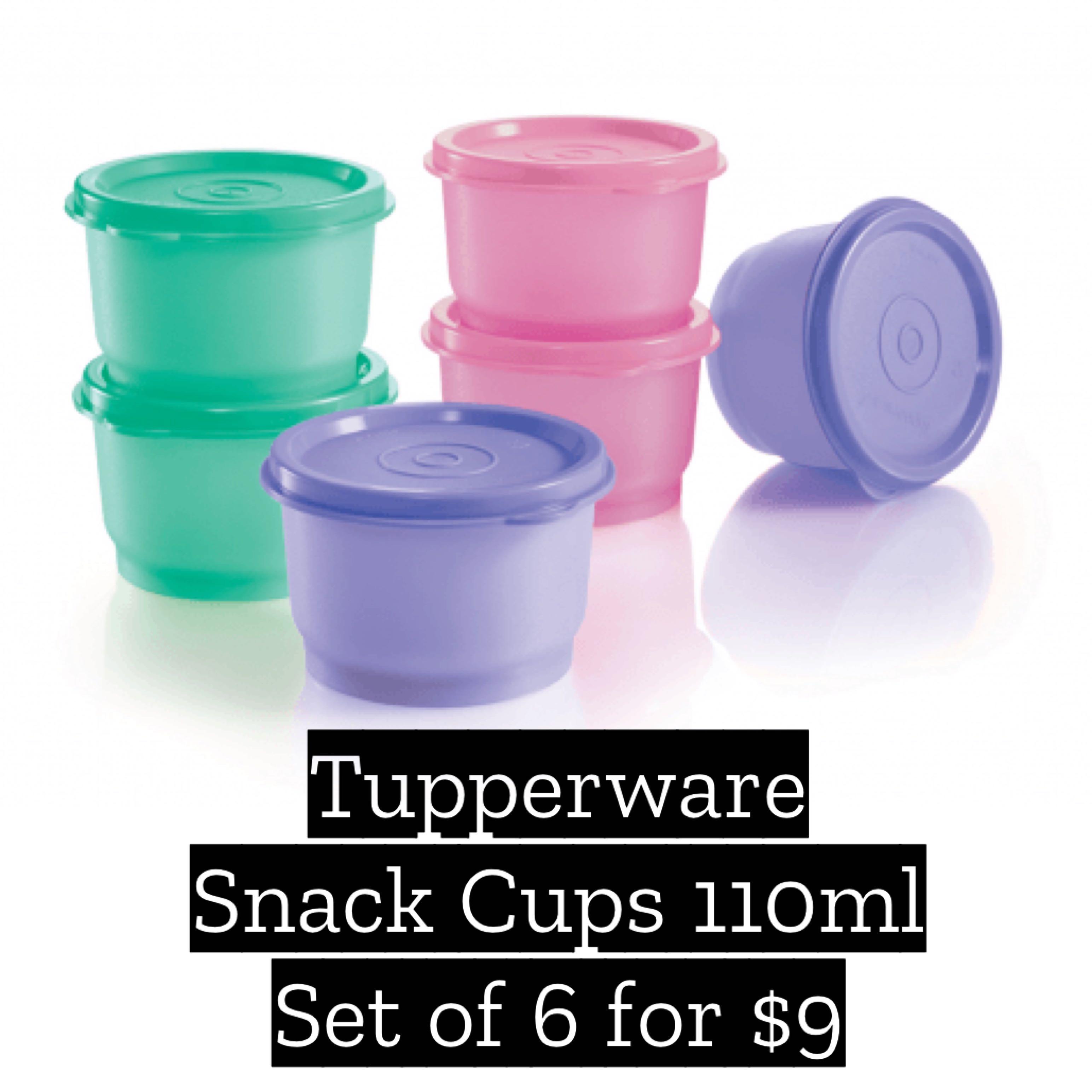 SNACK CUPS 110 ml – TUPPERWARE-KSA