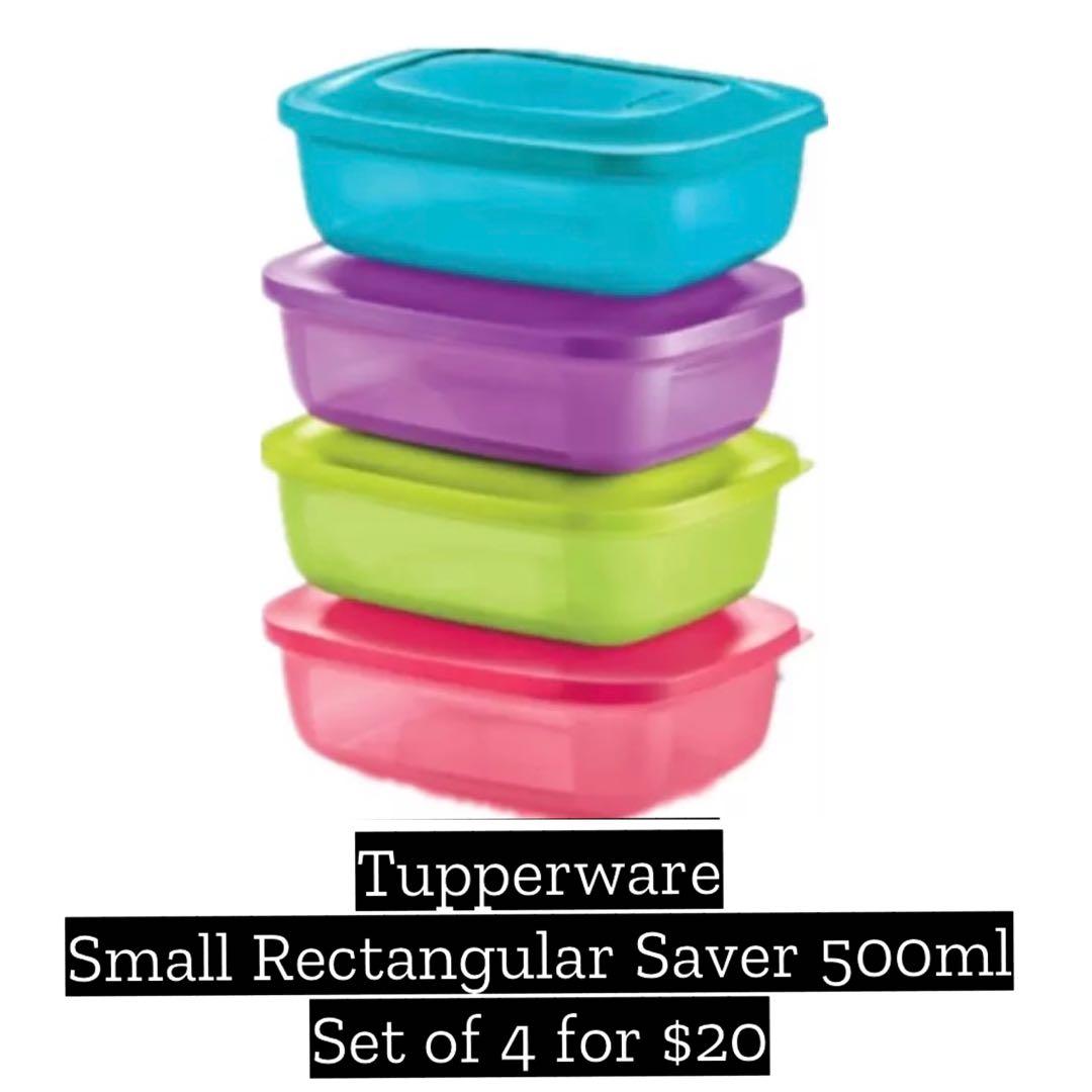 Tupperware Square / Rectangular Containers series, Furniture & Home ...