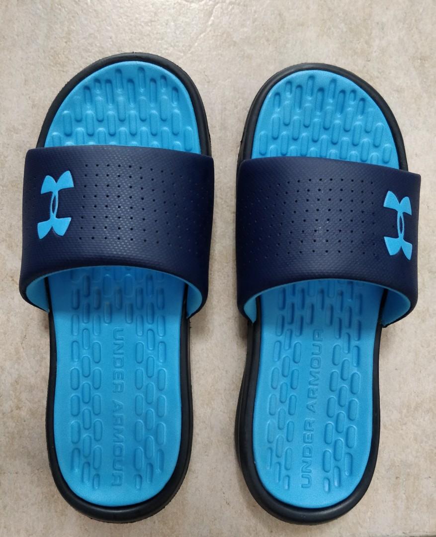 Under Armour Sandals Slides US 8 Blue Men s Fashion Footwear