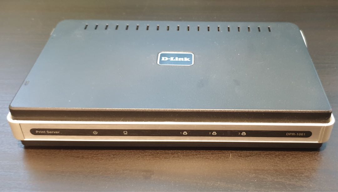(Used) DLink 3‑Port Multifunction Print Server DPR1061, Computers