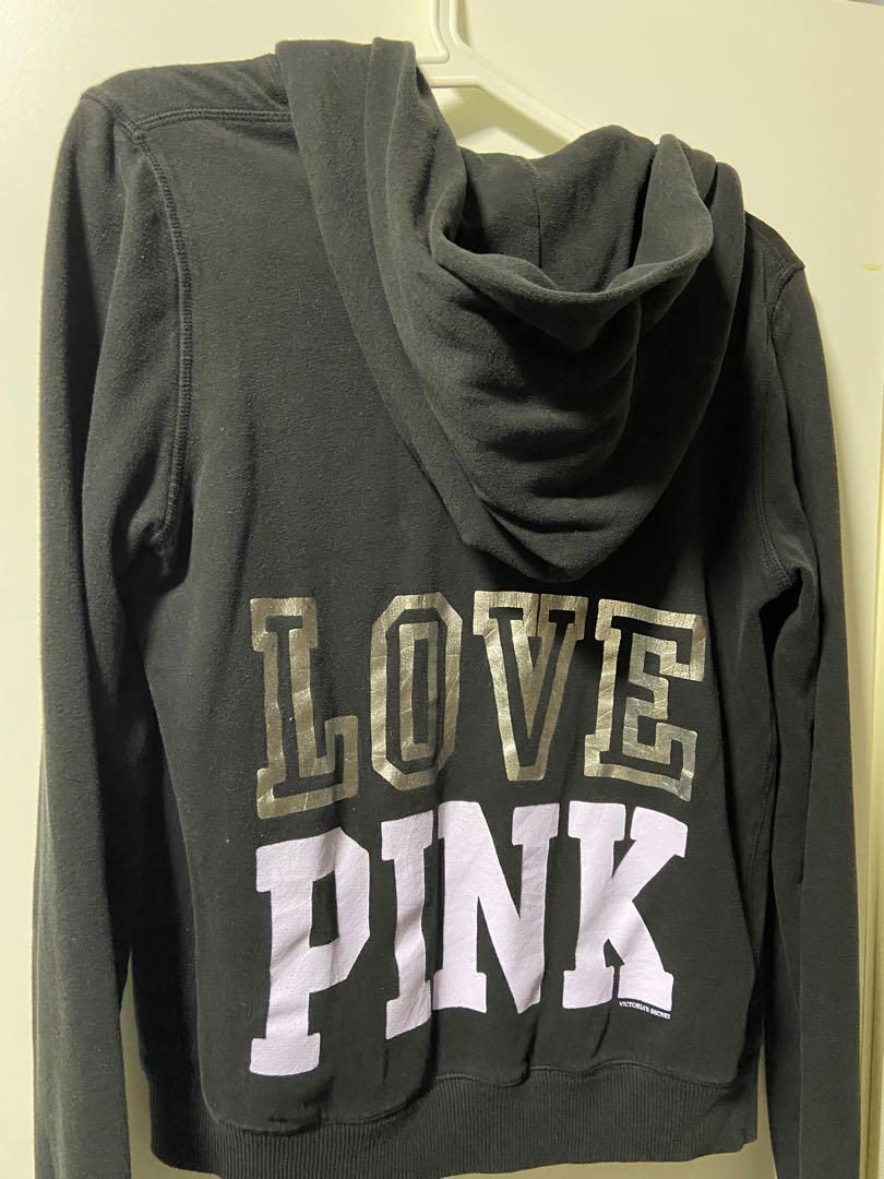 Victoria secret pink hotsell jacket black