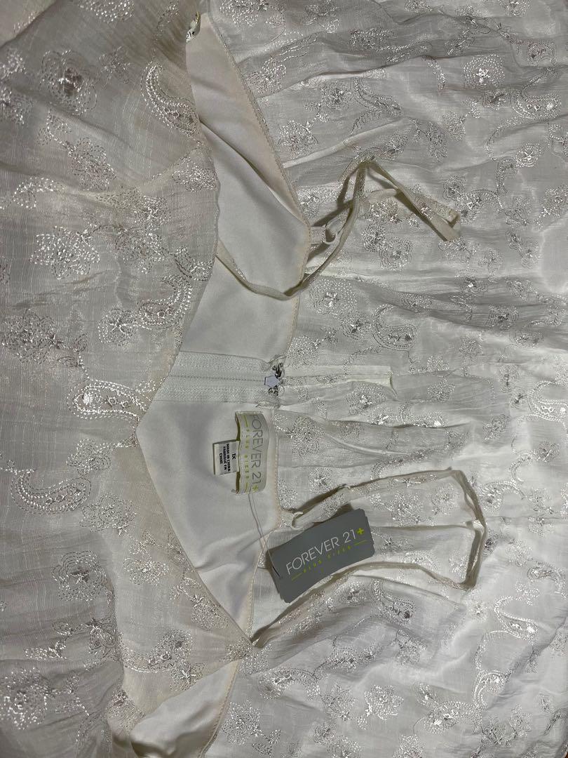White dress 1x sale