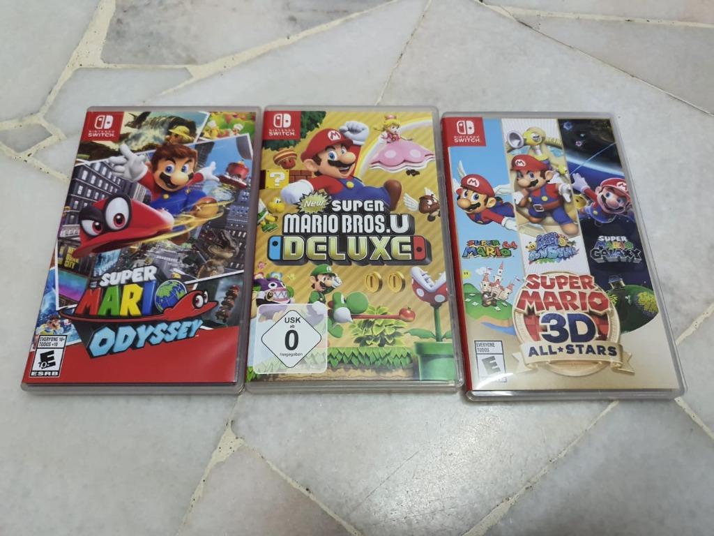 WTS New Pre owned Second hand Nintendo Switch Games Super Mario Series