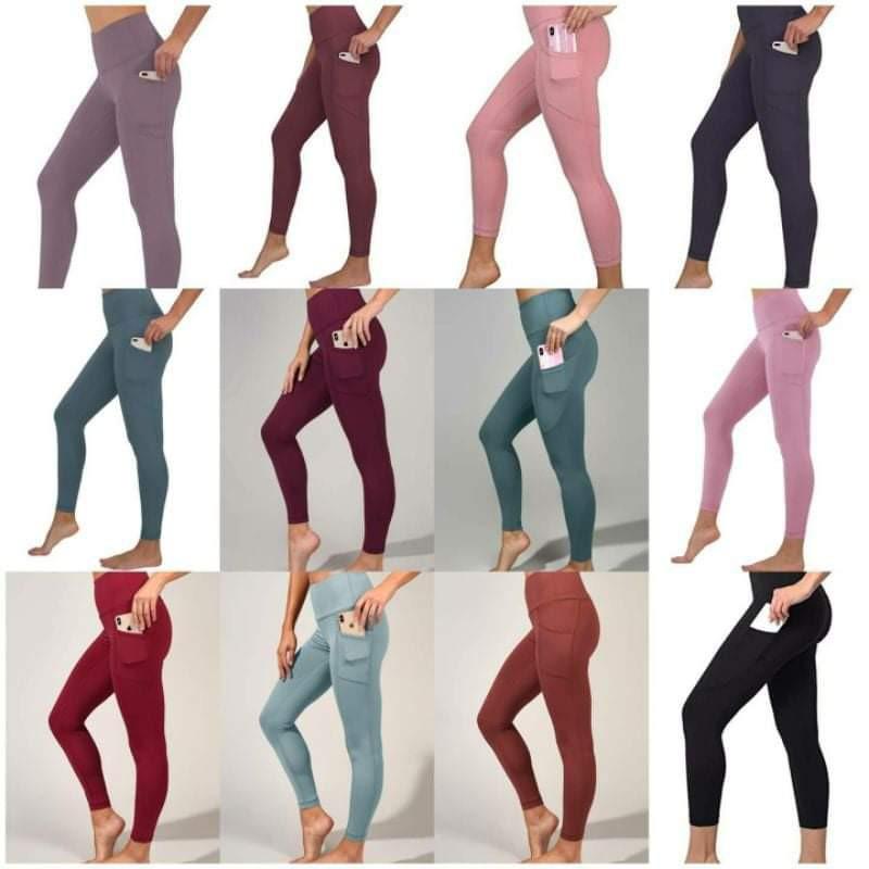 YOGALICIOUS LUX 12 Colors Full-Length Leggings - BRANDED OVERRUNS [S, M, L,  XL], Women's Fashion, Activewear on Carousell