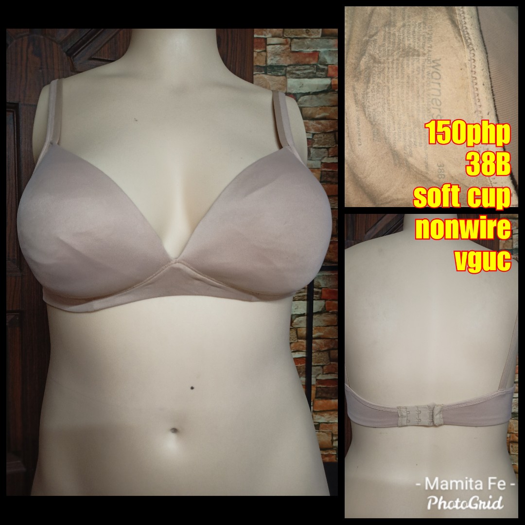 38B soft cup nonwire bra, Women's Fashion, Undergarments