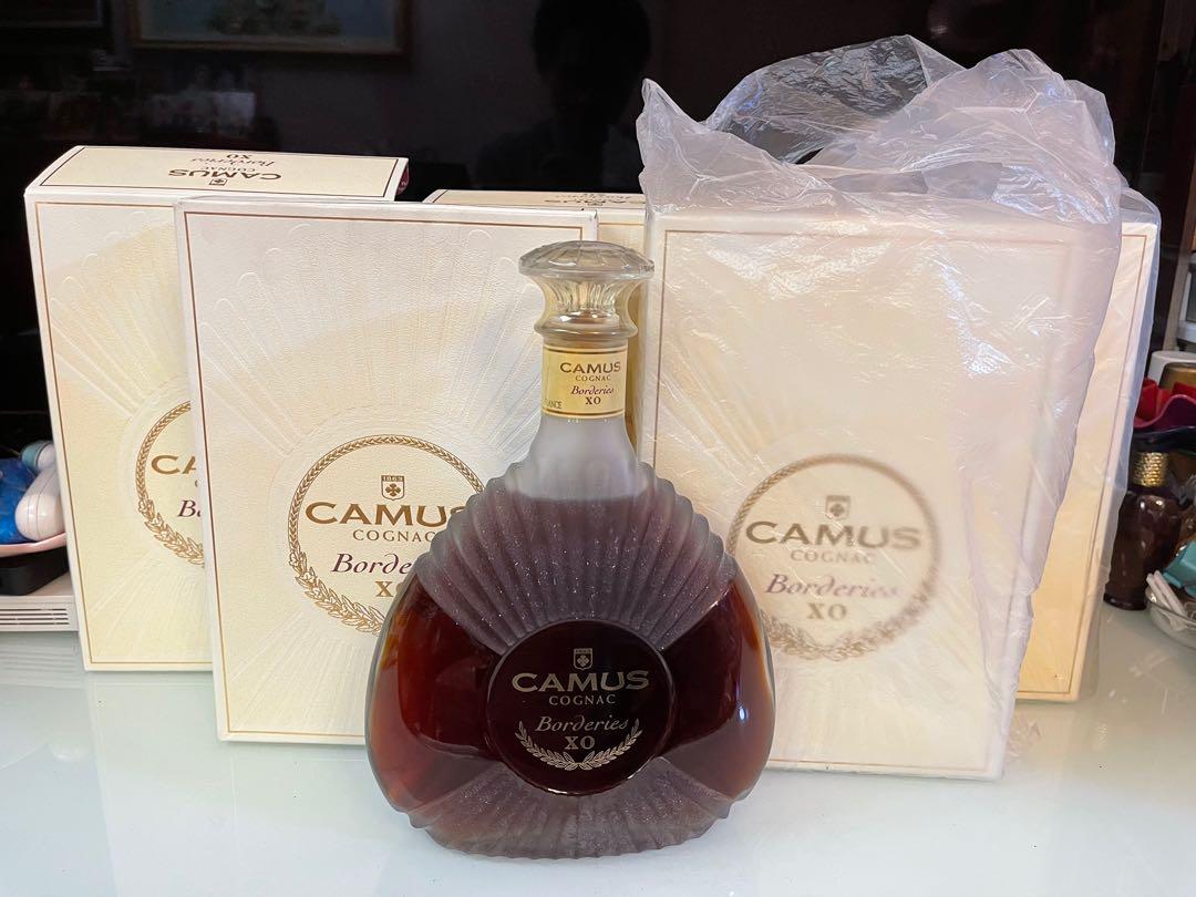 舊版Camus cognac borderies xo 5支, 嘢食& 嘢飲, 酒精飲料- Carousell