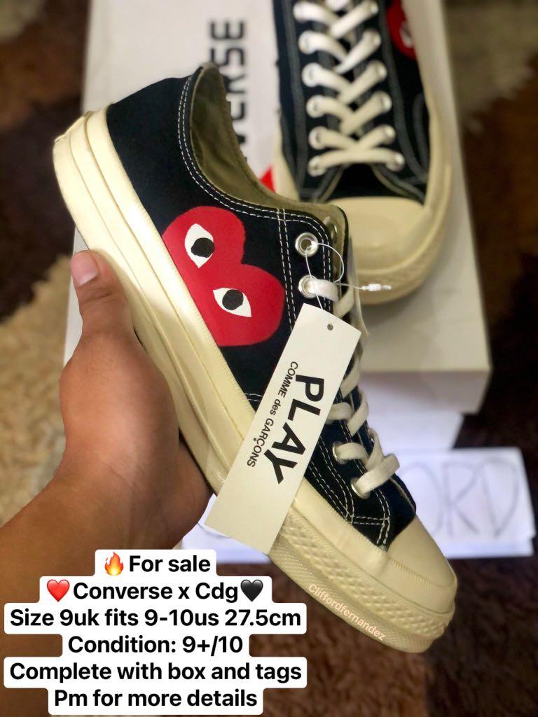 cdg converse fits
