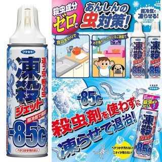 Japan Fumakilla -85 Degree Rapid Freeze Cockroach Pest Disinfectant Spray 300ml629414670777631117