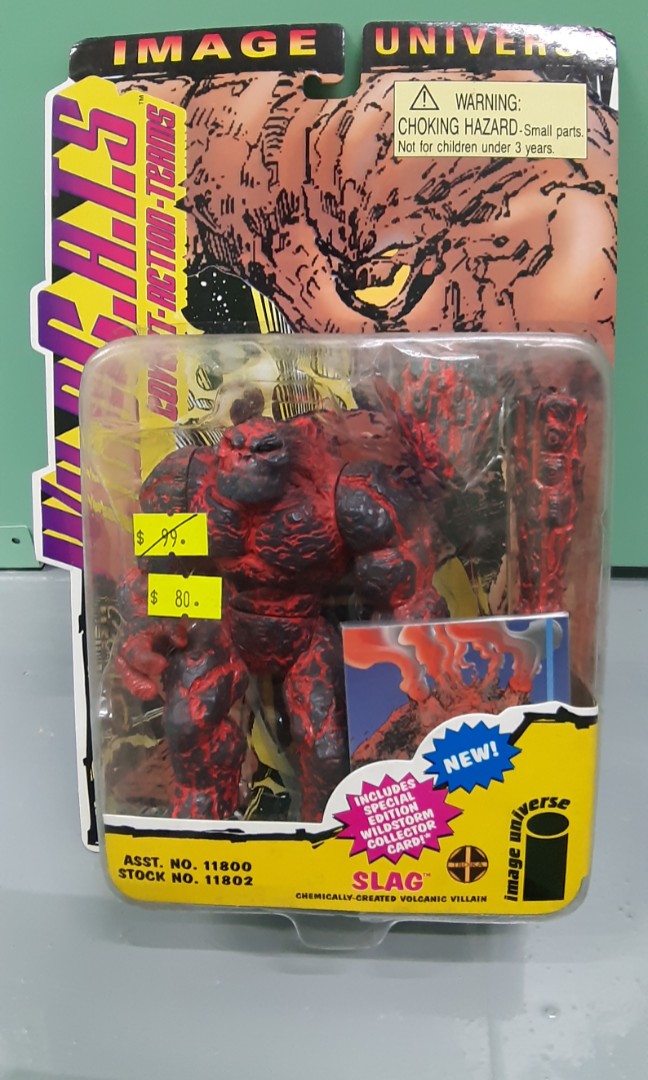 全新 Wild C A T S Slag 紅色石頭怪人 玩具 遊戲類 玩具 Carousell