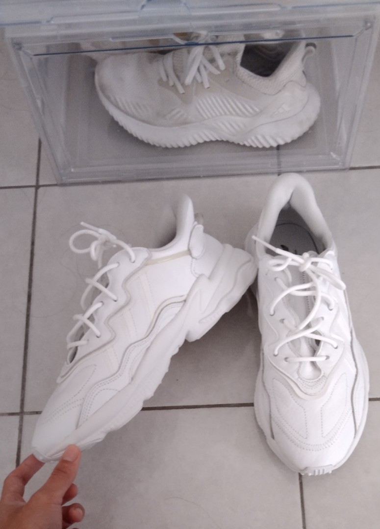 Triple hotsell white ozweego