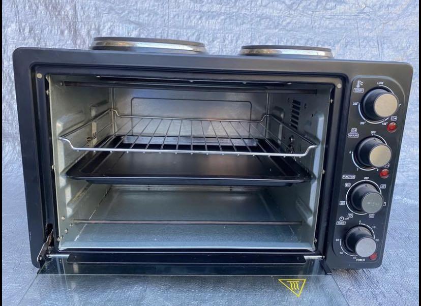 Ambiano Electric Convection Oven 34 Liters with 2 Hotplates, TV & Home