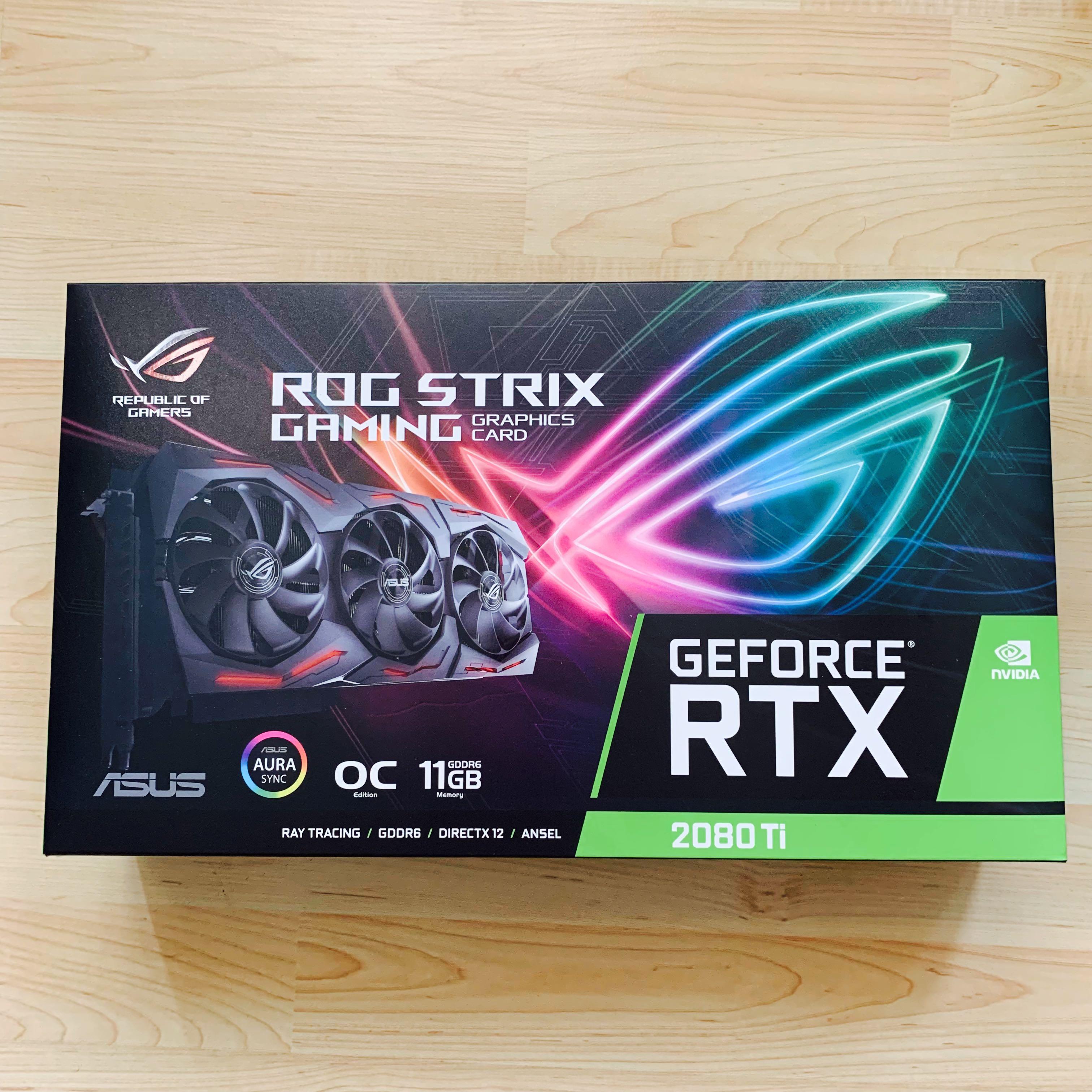 Asus rog strix geforce rtx 2080ti overclocked 11g on sale