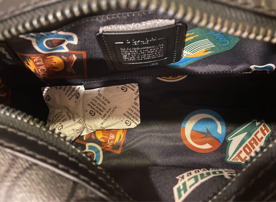 Authentic Coach Small Travel Kit In Signature Canvas (C 2515), Men's