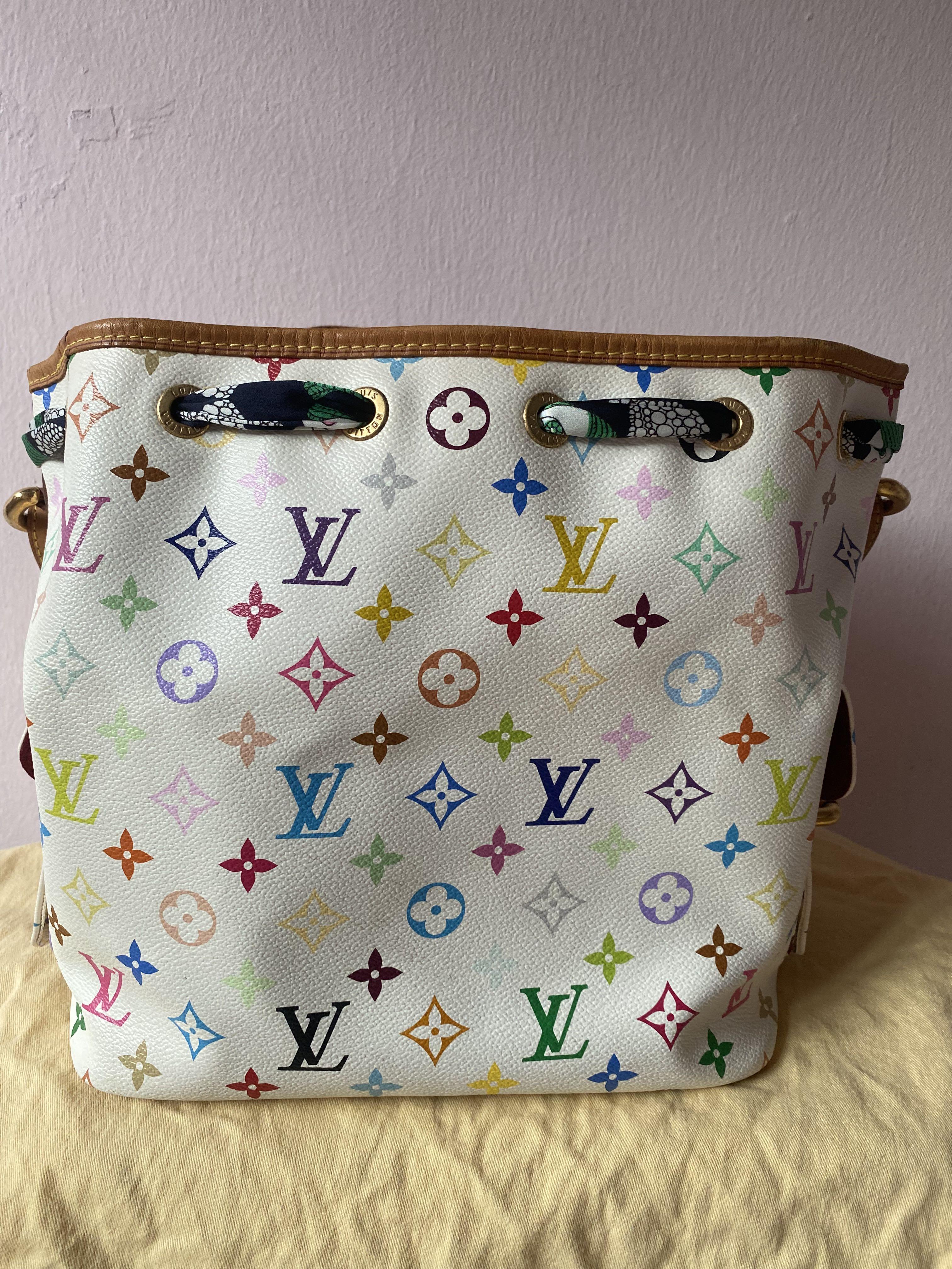 Sold at Auction: Louis Vuitton, LOUIS VUITTON. Petit Noe bag by Takashi  Murakami. Slight marks of use.