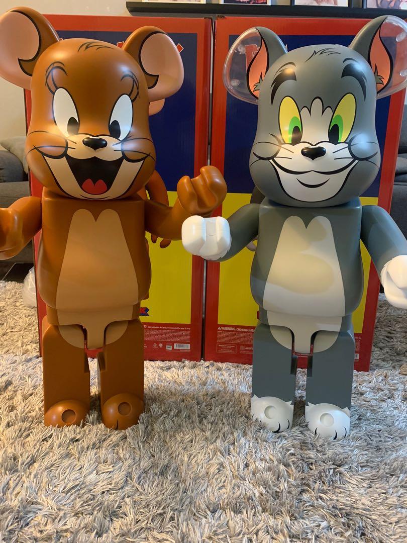 Bearbrick Tom  Jerry 1000%, Hobbies  Toys, Collectibles  Memorabilia,  Fan Merchandise on Carousell