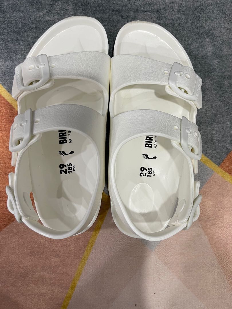 White birkenstocks clearance for kids
