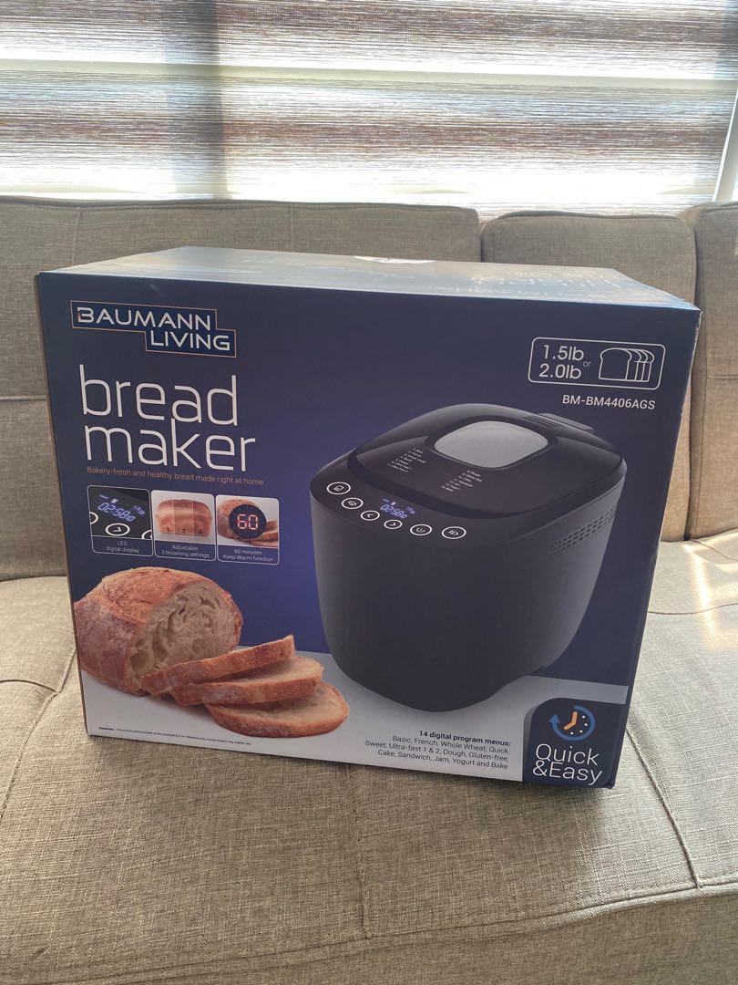 Bnew Baumann bread maker (Category: Breadmakers) located in Rizal. Submitted by minimalist.chic (Listing ID 1098098940, Image 1). Description: Bnew sealed .