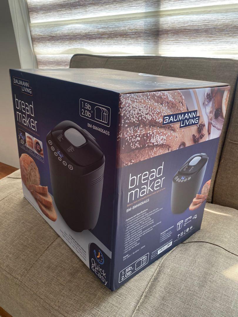 Bnew Baumann bread maker (Category: Breadmakers) located in Rizal. Submitted by minimalist.chic (Listing ID 1098098940, Image 2). Description: Bnew sealed .