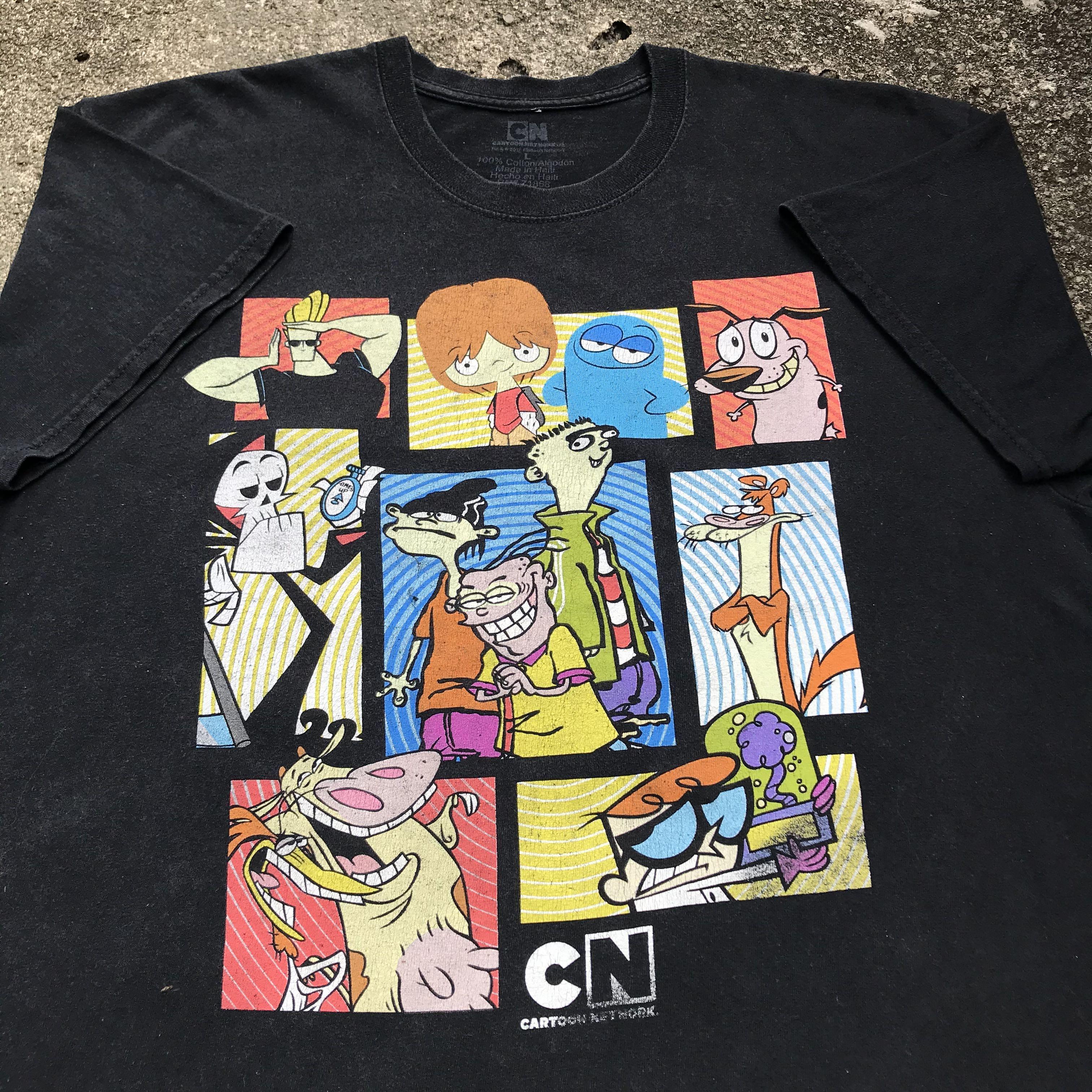 Cartoon Network Mens Throwback Shirt - Jonny Bravo and Dexter's