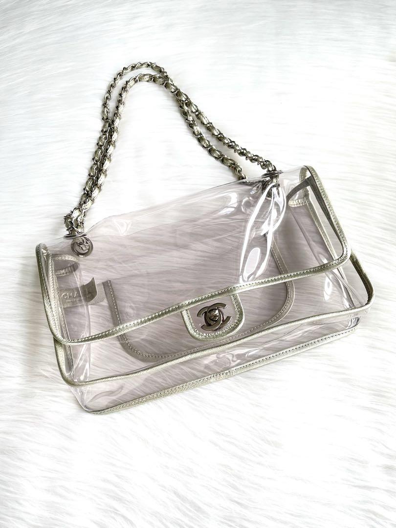 Chanel Transparent Flap Bag, Luxury, Bags & Wallets On Carousell