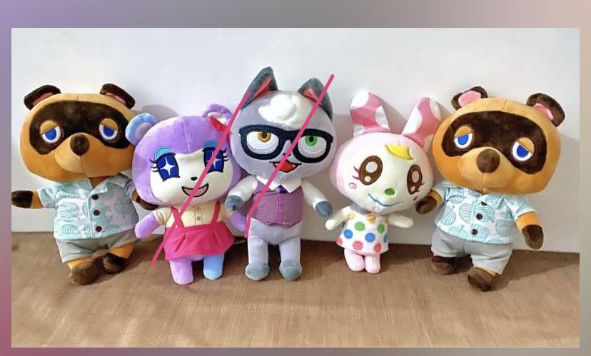 Animal crossing top new horizons plushies
