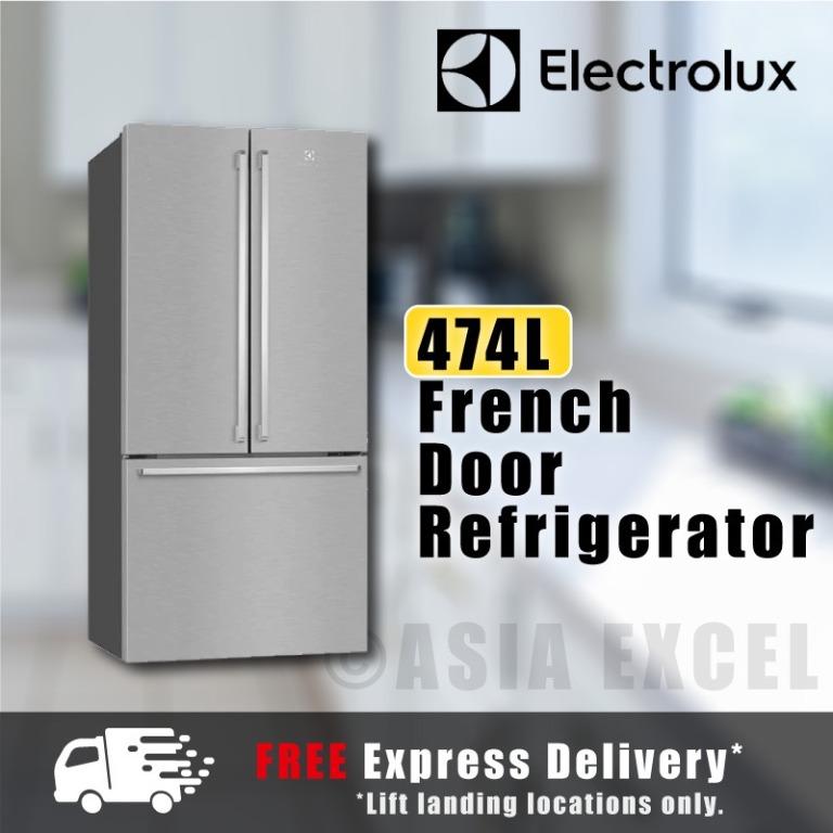 ELECTROLUX EHE5224BA 474L NUTRIFRESH® INVERTER FRENCH DOOR FRIDGE, TV
