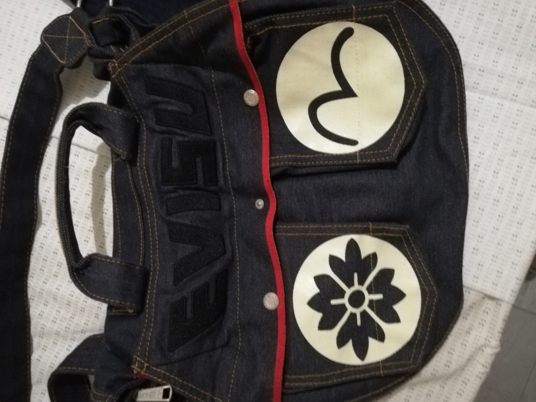 Evisu online denim bag