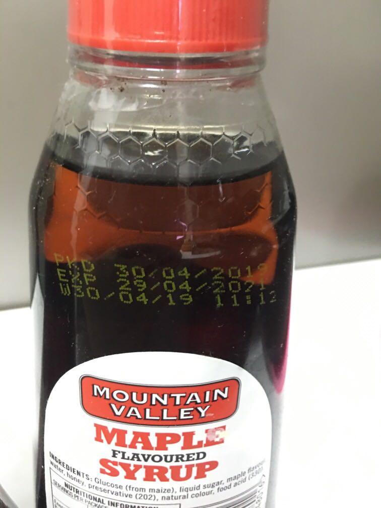 Expired maple syrup & pancake syrup, Food & Drinks, Packaged & Instant