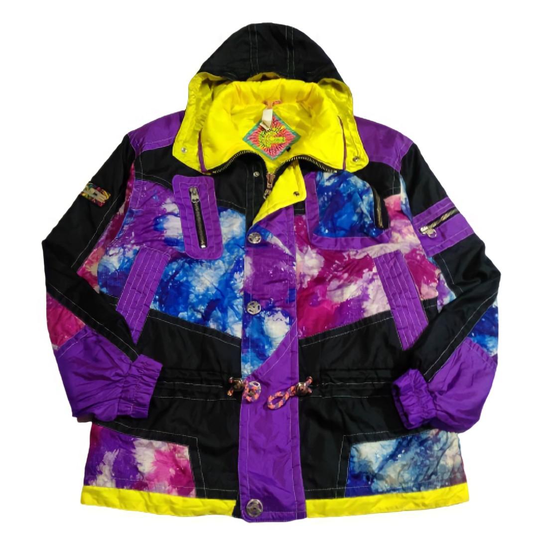 FABLICE SKI WEAR JACKET TIE DYE Fesyen Pria Pakaian Baju