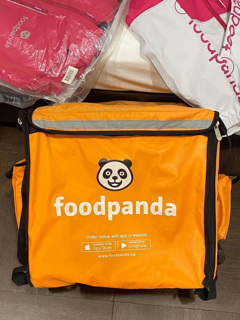 FoodPanda orange Bagpack. food panda Rare bag