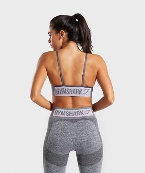 Gymshark Flex High Waisted Leggings - Grey/Pink