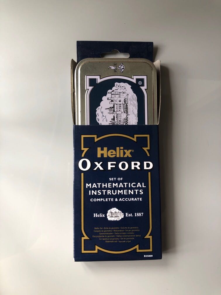 Helix oxford set of mathematical instruments set everything else on
