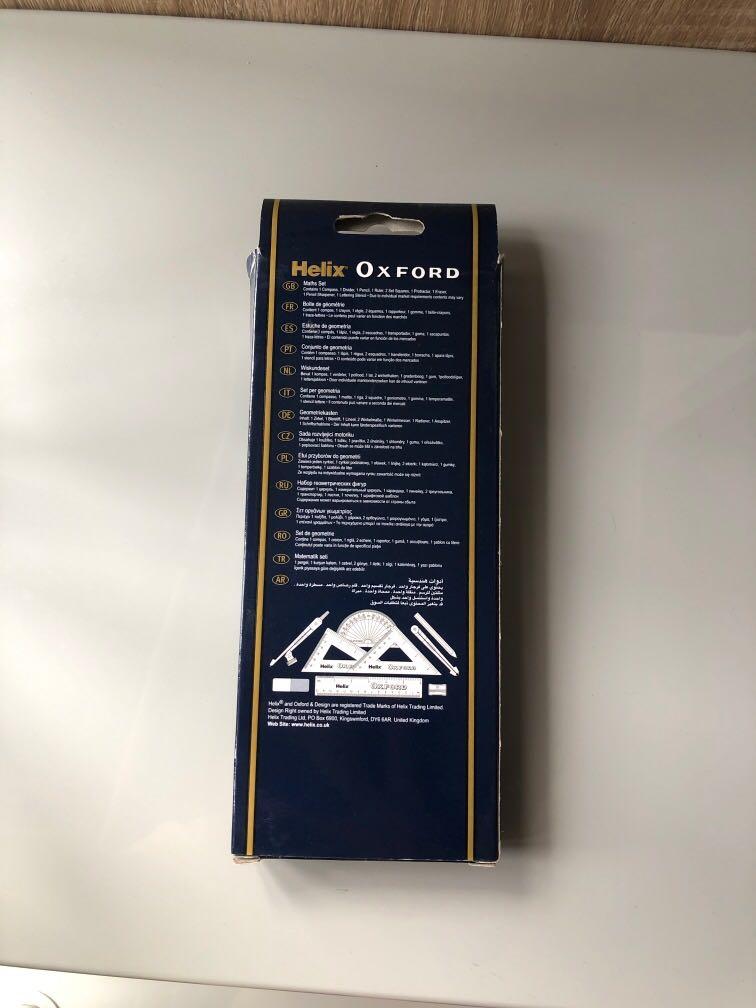 Helix oxford set of mathematical instruments set everything else on