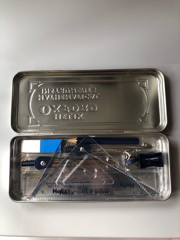 Helix oxford set of mathematical instruments set everything else on