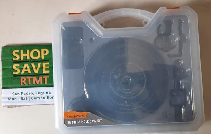 Hole Saw Kit 16 Pieces Craftright Commercial Industrial