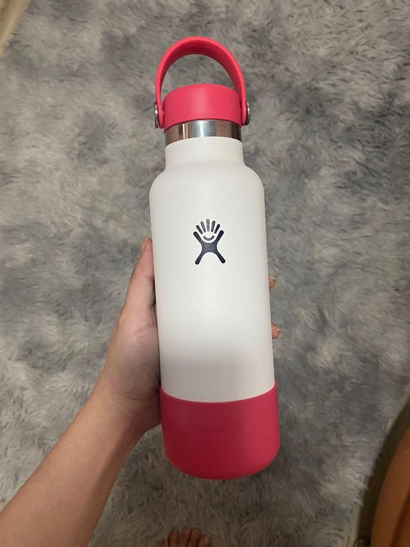 white boot hydro flask