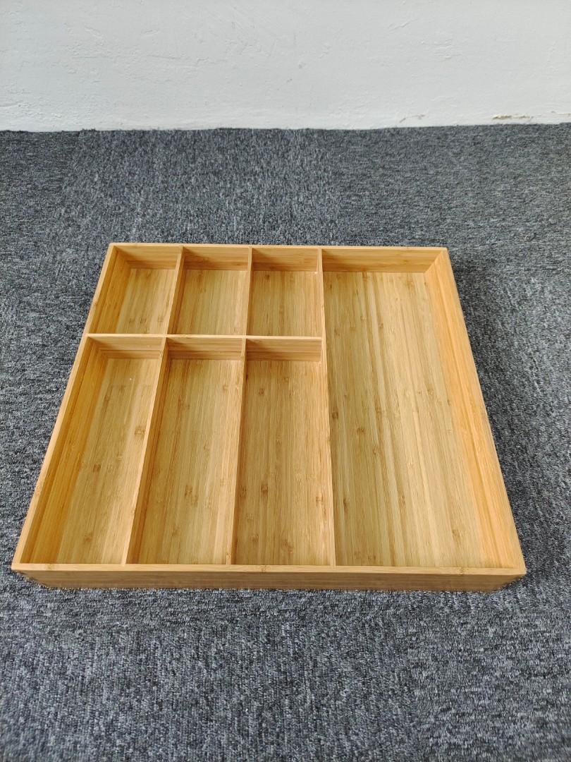 IKEA Variera Bamboo cutlery tray, Furniture & Home Living, Kitchenware