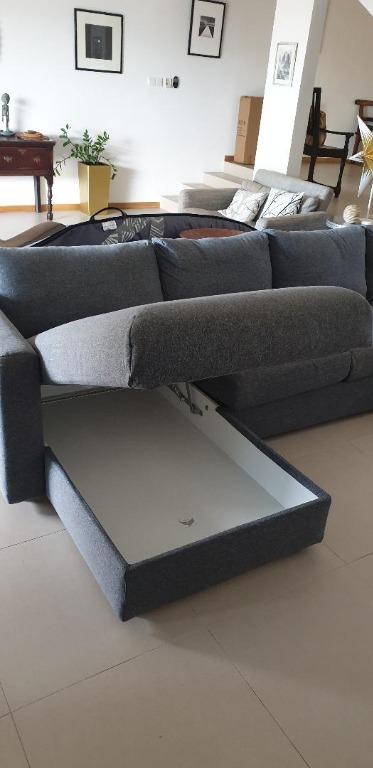 IKEA Vimle 5 seat corner sofa in grey Furniture Home Living