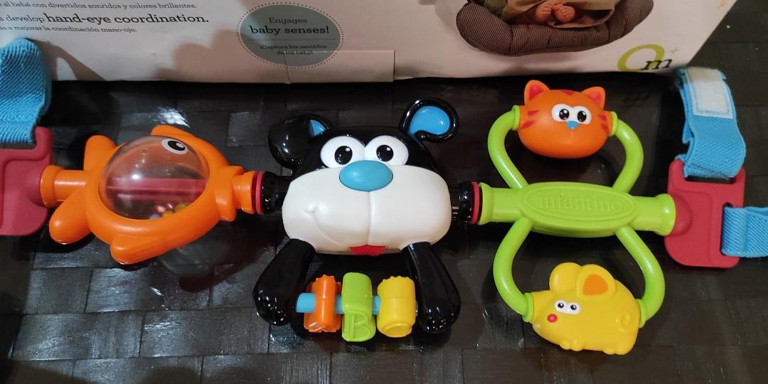 Infantino Car Seat Buddies Toy Babies Kids Going Out Other