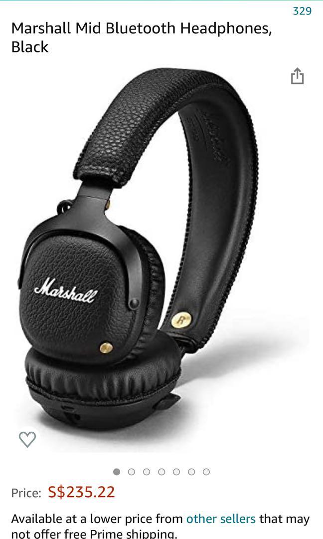 Marshall MID Bluetooth wireless Headphones Noise Cancellating