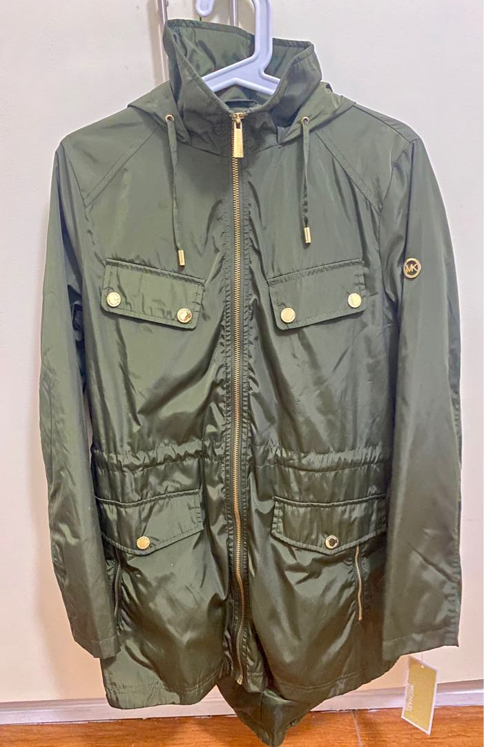 Michael kors olive jacket top