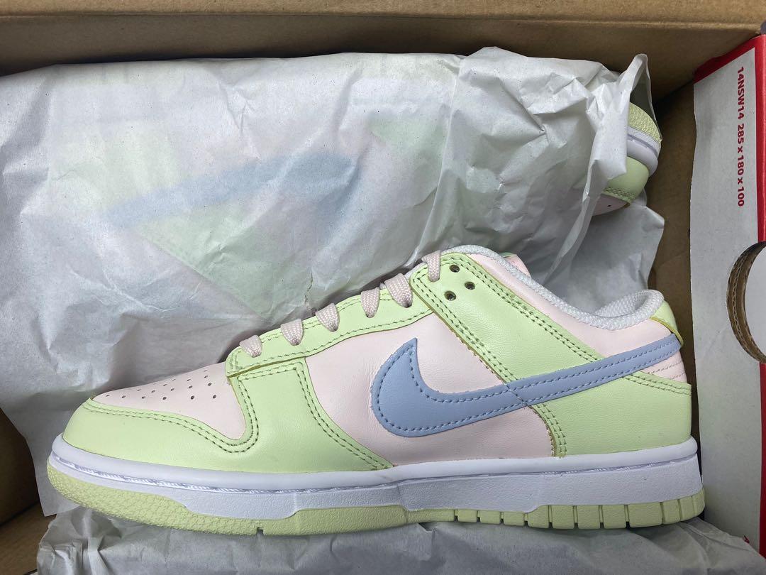 Nike Dunk Low 'Lime Ice' US6.5W, 女裝, 鞋, 拖鞋- Carousell