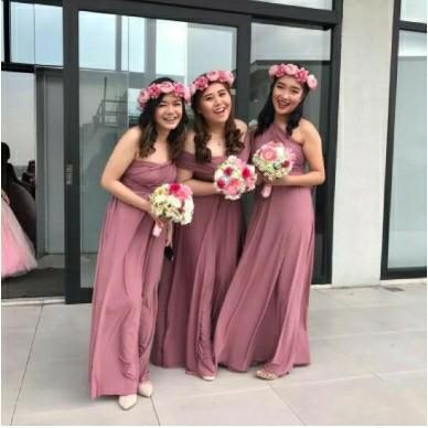 Old Rose Infinity Dress Women s Fashion Dresses Sets Evening