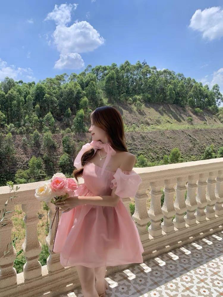Organza Tulle Princess Mini Dress