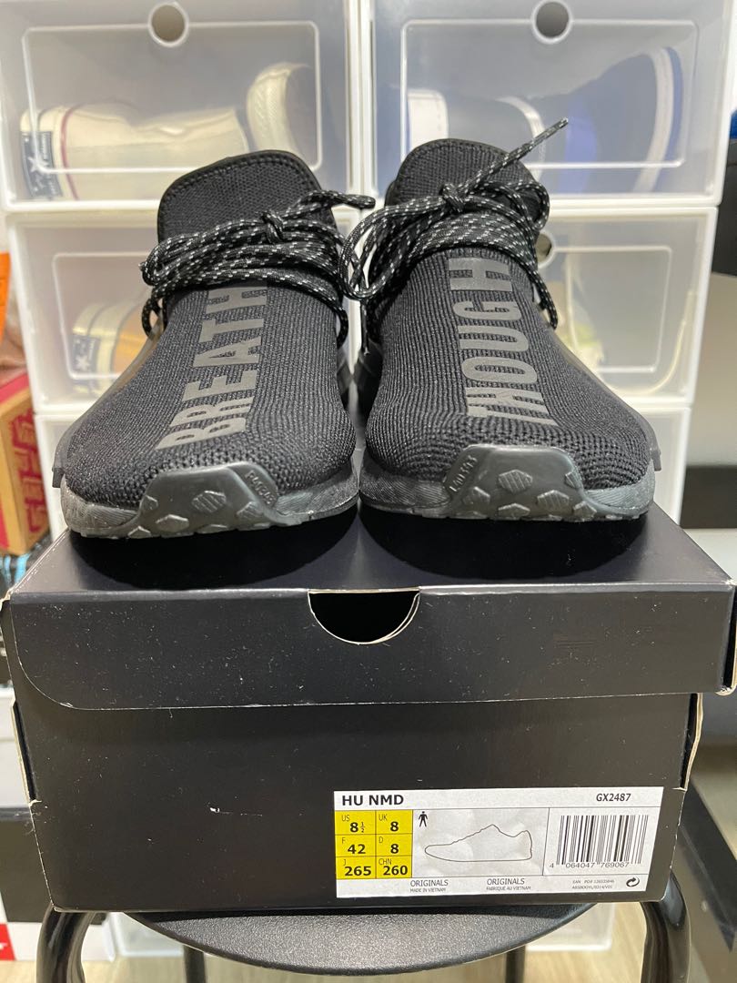 Triple black nmd human race store